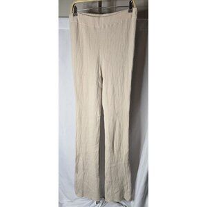 Lululemon Ribbed Merino Wool-Blend Pant- Bone- SIZE LARGE- READ